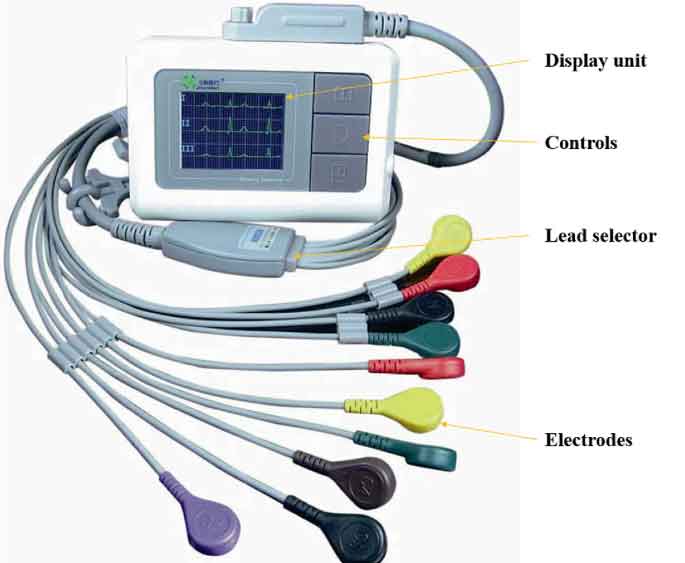 قطعات دستگاه نوار قلب ECG